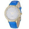 Women Watch Luxury Rhinestone Watch Female PU Leather Wrist Watches