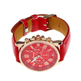 Faux Leather Wristwatch