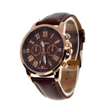 Faux Leather Wristwatch