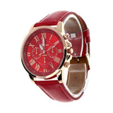 Faux Leather Wristwatch