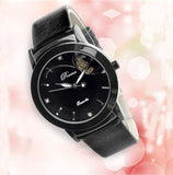 Pu Leather Strap Quartz Brand Dress Watch Clock