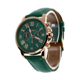 Faux Leather Wristwatch