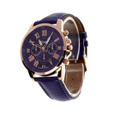 Faux Leather Wristwatch