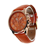 Faux Leather Wristwatch