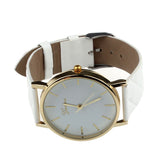 Geneva Candy Colored Leather Watch