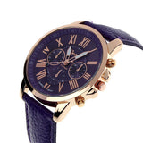 Faux Leather Wristwatch