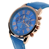 Faux Leather Wristwatch